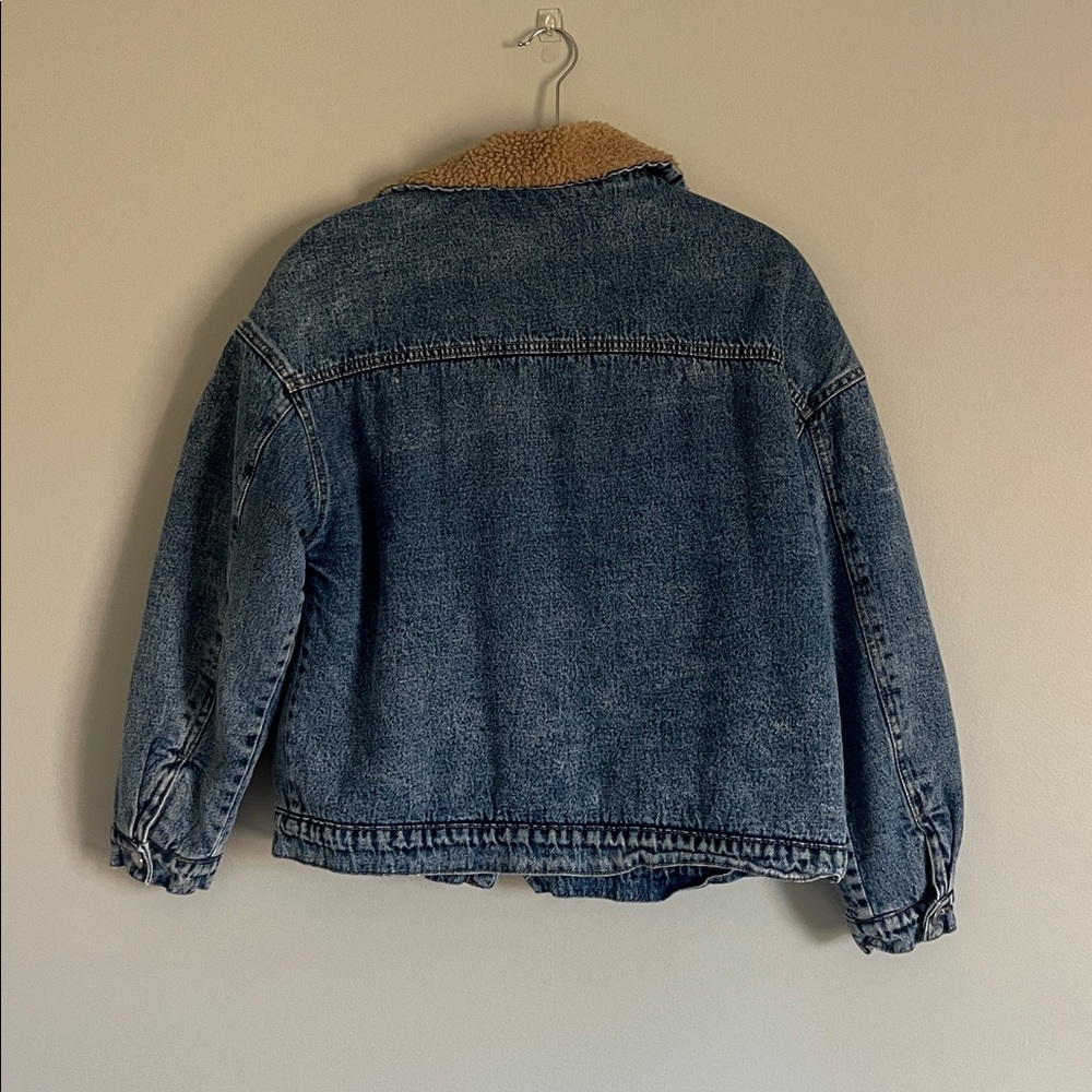SHEIN Jean Jacket Teddy Fleece Lined - Picture 3 of 3